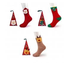 Ladies Christmas Socks In Gift Box