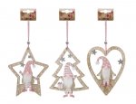 Hanging Pink Gnome Deco