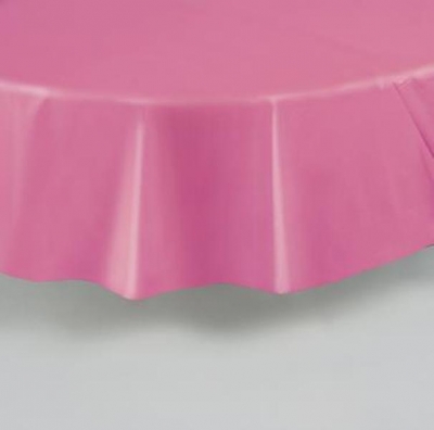 Hot Pink Rnd Tablcover 84 In Diameter