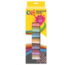 Coloured Pavement Chalk 12 Colours