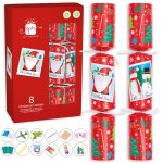 Christmas Crackers 12" x 8 Novelty Characters