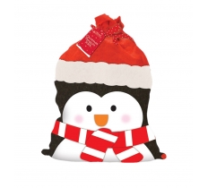 Penguin Santa Sack 50 x 75cm