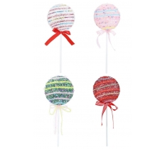 Candy Cane Lollipop Pick 27Cm