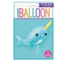 Giant Narwhal Foil Balloon