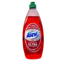 Asevi Super Concentrated Washing Up Liquid 650ml Red x 12