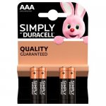 Duracell Basic AAA Batteries 4 Pack X 10 ( £1.70 Each )