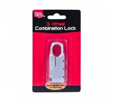 3 Wheel Combination Lock