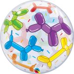 Qualatex 22" Balloon Dogs Single Bubble