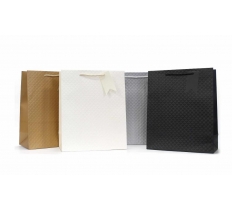 Gift Bag - Emb Foil Classics - Medium ( 18 X 23 X 10cm )