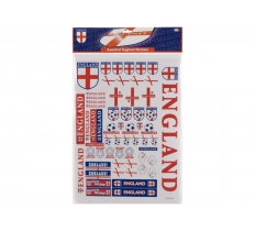 England Stickers A3