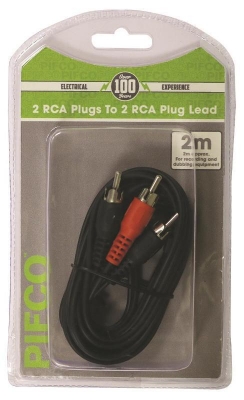 Pifco Rca To Rca 2M Lead