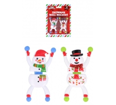 Christmas Snowman 8.5cm Wall Walkers 2 Pack