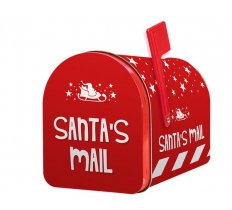 Mail Box Novelty Storage Tin