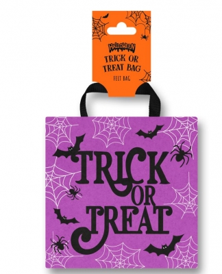 Halloween Trick Or Treat Felt Bag