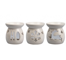 Christmas Ceramic Oil Burner ( Assorted Designs )