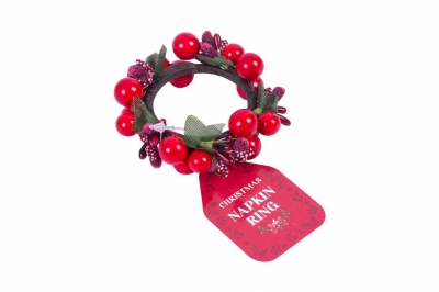 Christmas Berry Napkin Ring