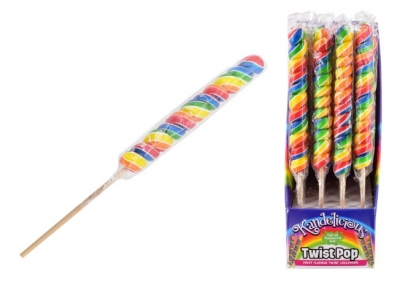 Twist Pop Rock Lolly 80g X 24