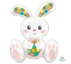 Multi: Sitting Easter Bunny Balloon