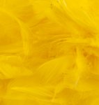 Eleganza Feathers Mixed Sizes 3Inch-5Inch 50G Bag Yellow