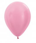 Sempertex 12" Pearl ( Satin ) Pink Latex Balloons 50 Pack