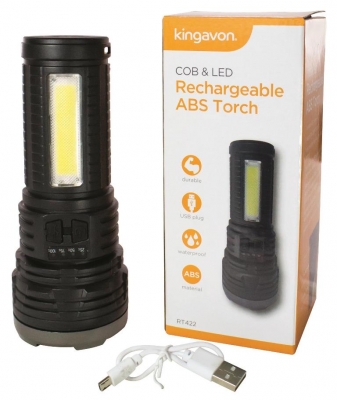 COB And LED Rechargable ABS