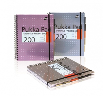 Pukka A4 Metallic Exec Project Book