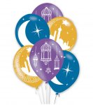 Opulent Eid Latex Balloons 11"/27cm - 6 Pack