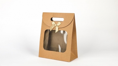 Kraft small gift bag 24x19x9cm