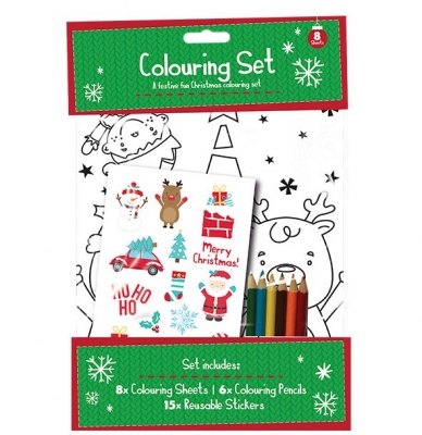 Christmas Colouring Set