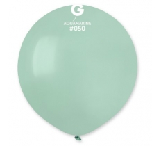 Gemar 19" Pack Of 25 Latex Balloons Aquamarine #050