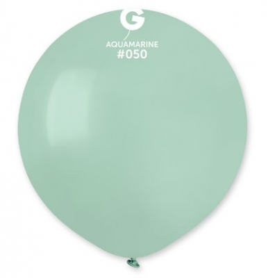 Gemar 19" Pack Of 25 Latex Balloons Aquamarine #050