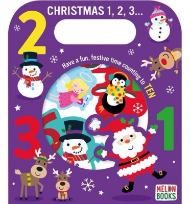 Christmas 123 Die Cut Board Book