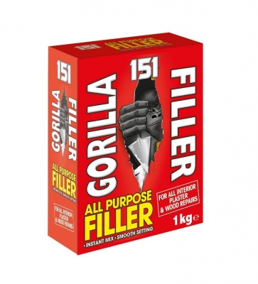 Gorilla Filler All Purpose Filler Boxed 1Kg