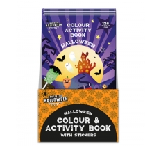 Halloween Colour & Activity Book with Stickers