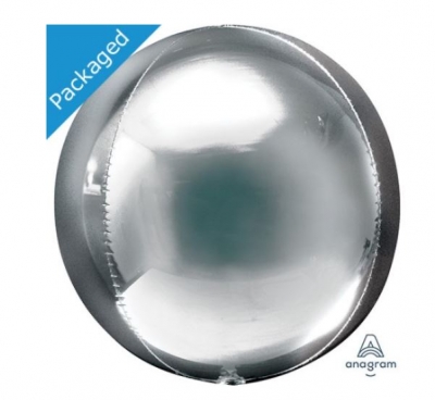 Orbz Silver Foil 16" Balloon