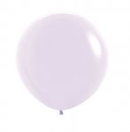 Pastel Matte Solid Lilac 24" Latex Balloons 60cm - 3 Pack