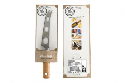 Wooden Handle Cheese Knife