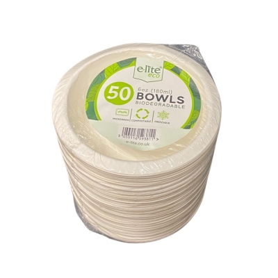 6oz Bagasse Bowl 50 Pack