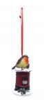 Hangi Deco Postbox With Robin 8.5cm