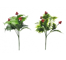 Holly Berry Bunch 34Cm