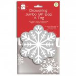 Christmas Drawstring Graphic Sack Jumbo