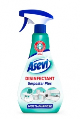Asevi Gerporstar Plus Multipurpose Disinfectant 750ml X 12