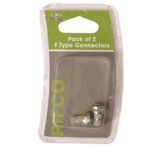 Female Type F Plug 2 Pack