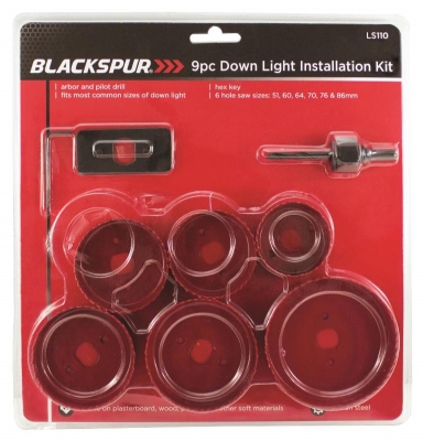 Blackspur Down Light Installation Kit 9 Pack