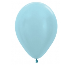 Sempertex Satin Blue 5" Latex Balloons 100 Pack