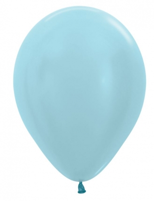 Sempertex Satin Blue 5" Latex Balloons 100 Pack