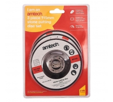 Amtech 3 Pack 115mm Stone Cutting Disc