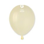 Gemar 5" Pack 50 Latex Balloons Ivory #059