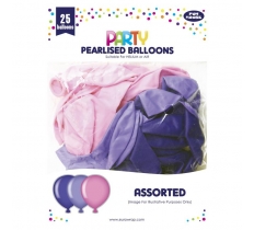 Party Balloons Pink 25 Pack