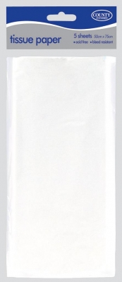 County White Tissue Paper ( 50cm X 75cm ) 10 Pack